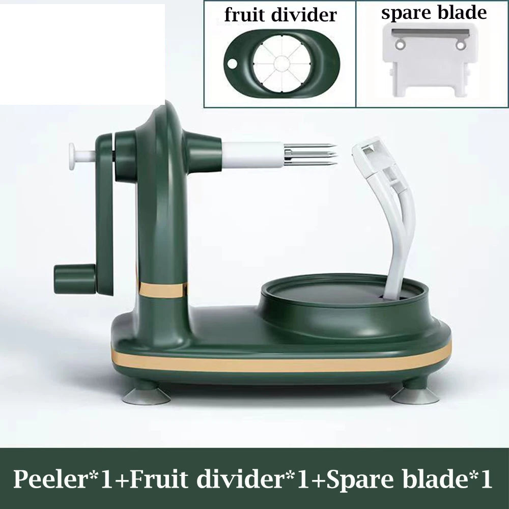 SwiftPeel Pro: 3-in-1 Fruit Peeler & Slicer