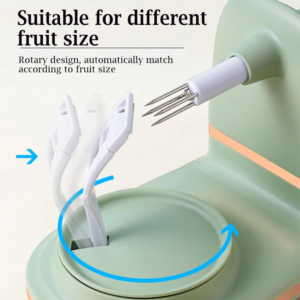 SwiftPeel Pro: 3-in-1 Fruit Peeler & Slicer